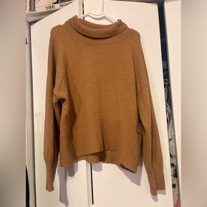 Cozy Brown Turtleneck Sweater